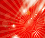 Abstracts Design Red Shining Vector